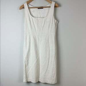 Club Monaco Ivory Floral Midi Dress Size 4
